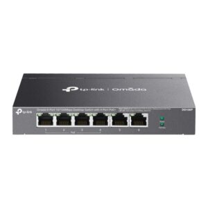 Omada 6-Port 10/100 Mbps Desktop Switch with 4-Port PoE+ - DS106P