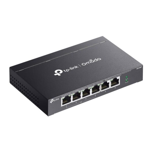 Omada 6-Port 10/100 Mbps Desktop Switch with 4-Port PoE+ - DS106P