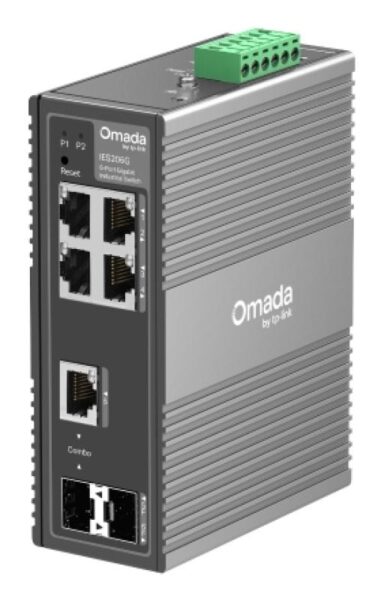 Omada 6-Port Gigabit Industrial Easy Managed Switch 4× Gigabit - IES206G