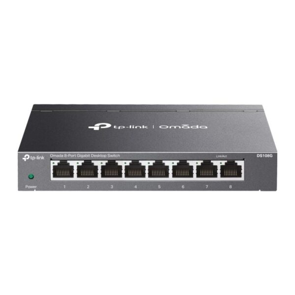 Omada 8-Port Gigabit Desktop Switch PORT: 8× Gigabit RJ45 - DS108G