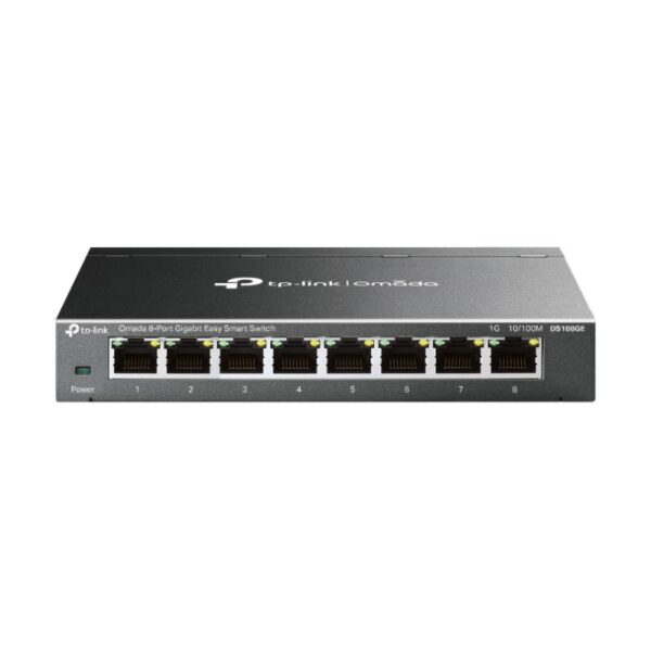 Omada 8-Port Gigabit Desktop Switch PORT: 8× Gigabit RJ45 - DS108GE