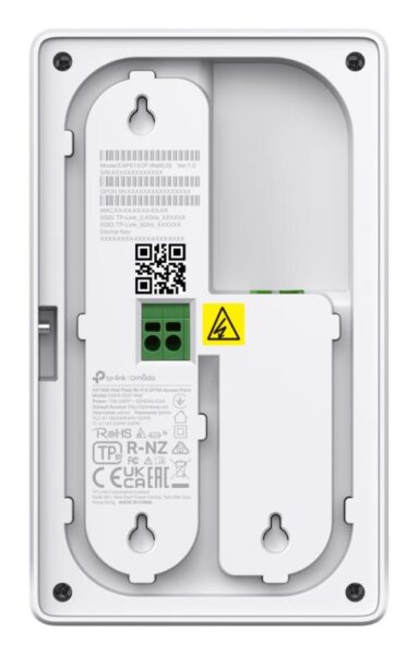 Omada AX1800 Wall-Plate Dual-Band Wi-Fi 6 GPON Access Point - EAP625GP-WALL