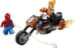 OMUL PAIANJEN VS CALARETUL FANTOMA PE MOTOCICLETA LEGO76335 - imagine 3