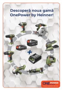 ONE POWER by HEINNER POLIZOR UNGHIULAR 18V 9500RPM - HR-LPU001