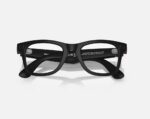 ORW4012 META WAYFARER High Bridge Fit - Matte Black - Clear - RW4012 601SSB 50-22 - imagine 5