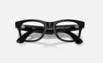 ORW4012 META WAYFARER High Bridge Fit - Shiny Black - RW4012 601/1M 53-22 - imagine 4