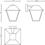 Outdoor lighting lantern Philips Alpenglow, E27, IP44, Anthracite - 000008719514417571