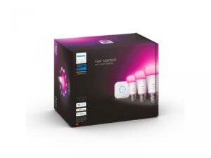 Pachet 3 becuri inteligente LED RGBW Philips - 000008719514291515