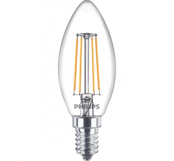 Pachet 3 becuri LED filament Philips, lumanare si lustra - 000008718699777791