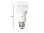 Pachet 3 Becuri LED inteligente Philips Hue A60, Bluetooth - 000008719514291232