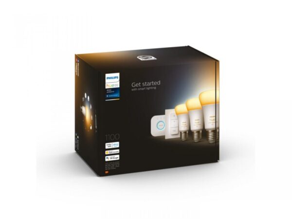 Pachet 3 Becuri LED inteligente Philips Hue A60, Bluetooth - 000008719514291232