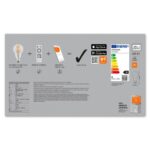 Pachet 3 Becuri LED RGB inteligente Ledvance SMART+ WiFi - 000004058075723306