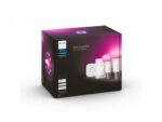 Pachet kit baza 2 becuri LED RGB Philips Hue, Bluetooth - 000008719514291379 - imagine 2