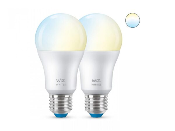 Pack of 2 bulbs LED clever WiZ Connected A60, Wi-Fi + Bluetooth - 000008719514551015