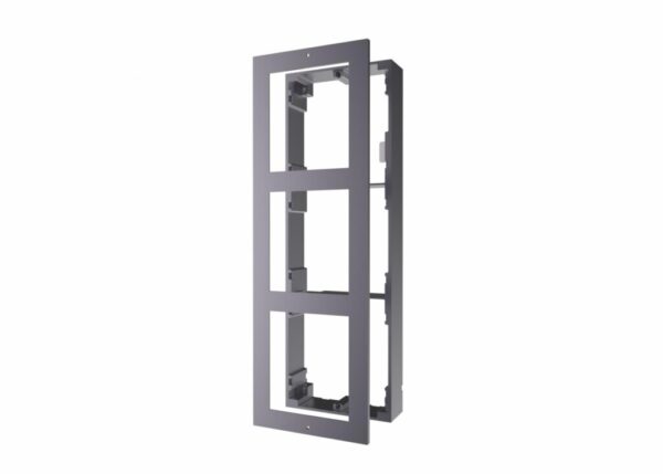 Panou frontal pentru 3 module videointerfon modular Hikvision DS-KD-ACW3