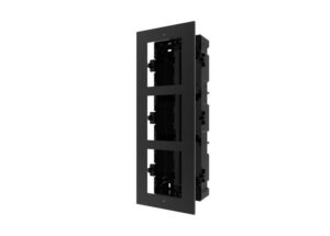 Panou frontal pentru 3 module videointerfon modular Hikvision DS-KD - DS-KD-ACF3/BK