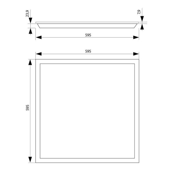 Panou LED Vivalux HELLI, 40W, 4000 lm, lumina neutra (4000K) - VIV004530