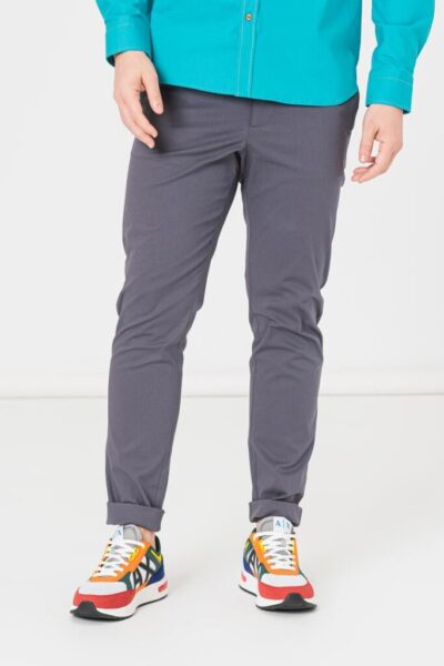 PANTALONI LUNG CASUAL BARBATI GREY L - PS2122-07-24G-L