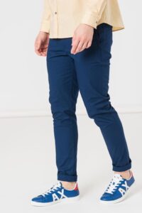 PANTALONI LUNG CASUAL BARBATI NAVY L - PS2122-07-11N-L