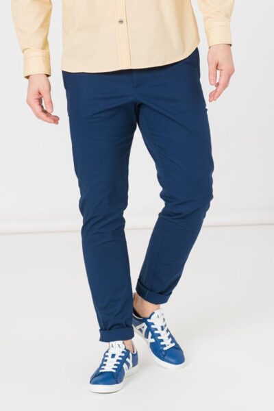 PANTALONI LUNG CASUAL BARBATI NAVY L - PS2122-07-11N-L