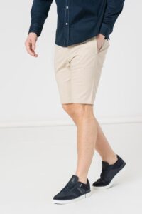 PANTALONI SCURT CASUAL BARBATI BEIGE S - PS2122-11-30B-S