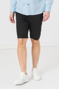 PANTALONI SCURT CASUAL BARBATI BLACK L - PS2122-11-01B-L