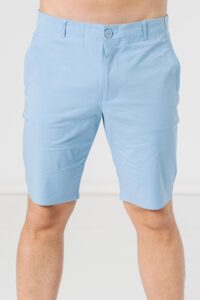 PANTALONI SCURT CASUAL BARBATI BLUE L - PS2122-11-27B-L