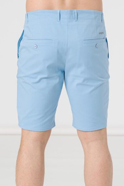 PANTALONI SCURT CASUAL BARBATI BLUE L - PS2122-11-27B-L