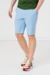 PANTALONI SCURT CASUAL BARBATI BLUE L - PS2122-11-27B-L