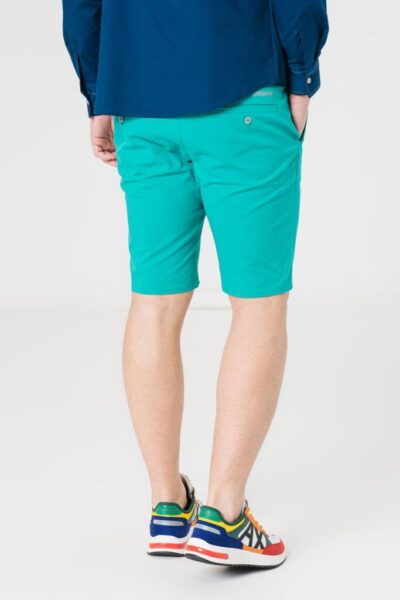 PANTALONI SCURT CASUAL BARBATI GREEN M - PS2122-11-41G-M