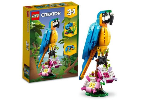 PAPAGAL EXOTIC 3IN1, LEGO 31136 - LEGO31136