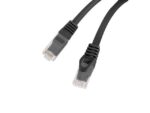 Patch cord Cat.6 UTP LSZH Cu 5 m negru, Fluke Passed - PCU6-10CU-0500-BK