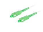 Patch cord fibră SM SC/APC-SC/APC simplex 10 m LSZH G657A2 3 - FO-SASA-SS21-0100-WH - imagine 2