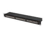 Patch panel 24 porturi 1U 19" Cat.6A FTP cu organizator cabluri - PPSA-1024-B - imagine 3