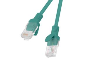 PATCHCORD CAT.5E UTP 0.5M GREEN FLUKE PASSED LANBERG - PCU5-10CC-0050-G