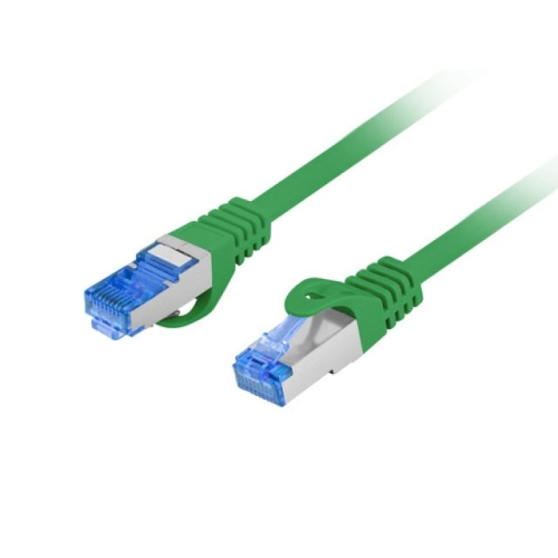 PATCHCORD CAT.6A S/FTP LSZH CCA 0.25M GREEN FLUKE PASSED LANBERG - PCF6A-10CC-0025-G-01 PATCHCORD CAT.6A S/FTP LSZH CCA 0.25M GREEN FLUKE PASSED LANBERG - PCF6A-10CC-0025-G - imagine 1