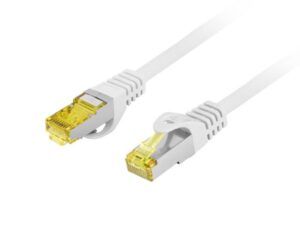 PATCHCORD CAT.6A S/FTP LSZH CU 2M GREY FLUKE PASSED LANBERG - PCF6A-10CU-0200-S
