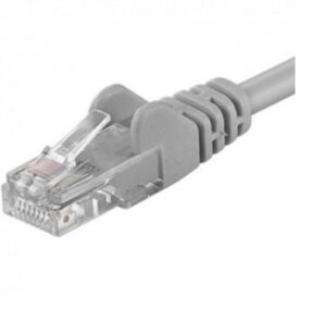 Patchcord UTP RJ45-RJ45 Cat.5e 0.1m gri, UTP-5E-0.1-G