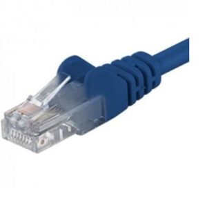 Patchcord UTP RJ45-RJ45 Cat.5e 1m albastru, UTP-5E-1-BL