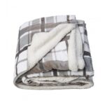 Patura Blanita Carouri Gri 160x200 cm - HR-BLKSHP160-GREY