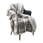 Patura Blanita Carouri Gri 160x200 cm - HR-BLKSHP160-GREY