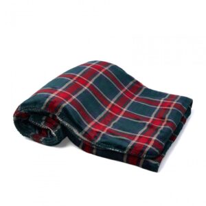 Patura Blanita Carouri Rosu 200x220 cm - HR-BLKSHP220-SQR