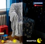 Patura model fosforescent, Space, 160x200 - HR-BLKGLOW160-SPC