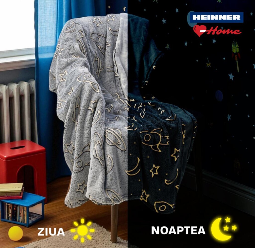 Patura model fosforescent, Space, 200x220 - HR-BLKGLOW220-SPC Patura model fosforescent, Space, 200x220 - HR-BLKGLOW220-SPC