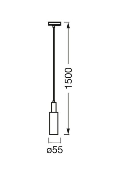 Pendul cu montaj pe sina Ledvance TRACKLIGHT, 1xGU10 (neinclus) - 000004099854012730