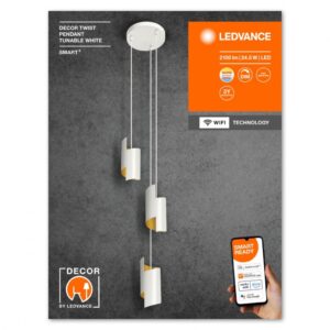 Pendul LED inteligent Ledvance SMART+ WiFi DECOR TWIST - 000004058075757448