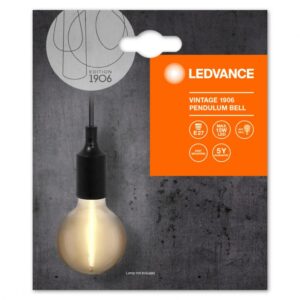 Pendul Ledvance Vintage 1906 Bell Negru, E27, max. 15W LED - 000004099854092664