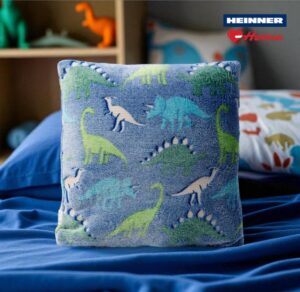 Perna cu model fosforescent, Dino, 45x45 - HR-PLWGLOW45-DINO