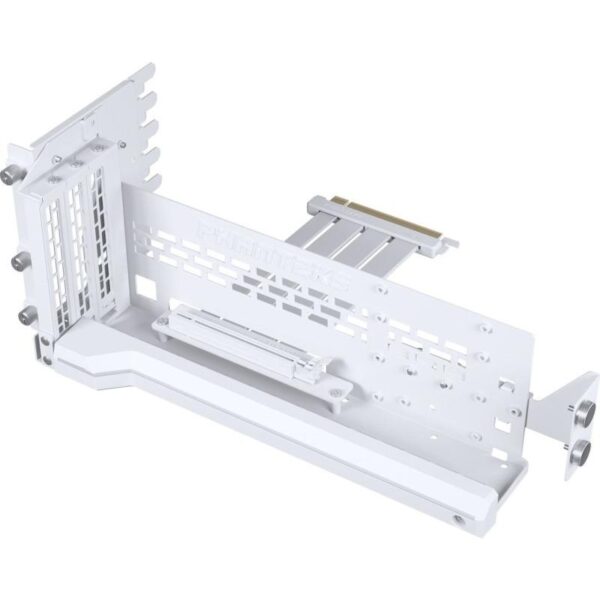 PHANTEKS Vertical GPU Bracket White, PCIe-Standard 4.0 x16 Riser Cable - PH-PGPUKT4.0_DWT01