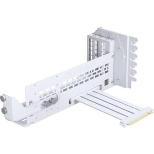 PHANTEKS Vertical GPU Bracket White, PCIe-Standard 4.0 x16 Riser Cable - PH-PGPUKT4.0_DWT01